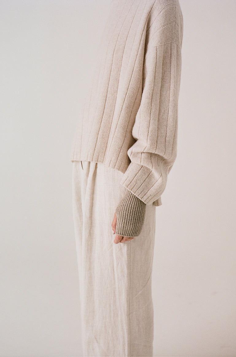 Fingerless Gloves - Natural